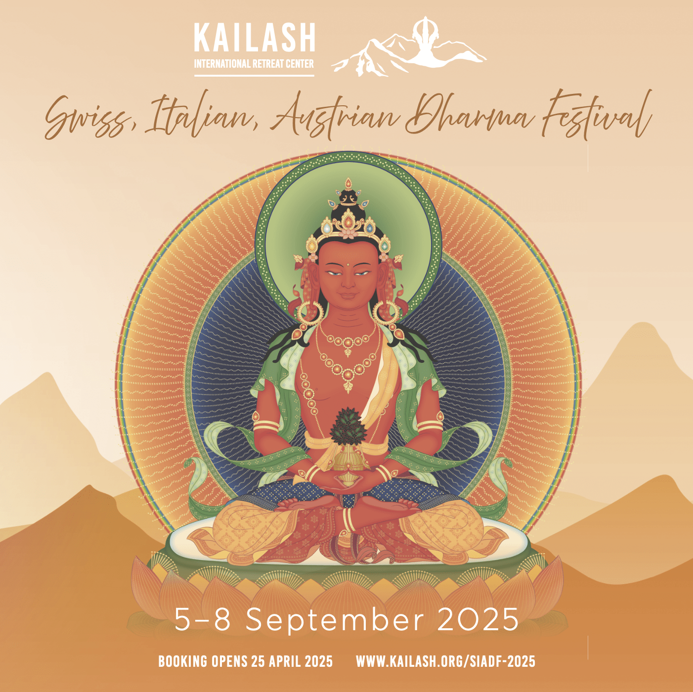 2025 Swiss, Italian & Austrian Dharma Festival - in-person or Live Stream